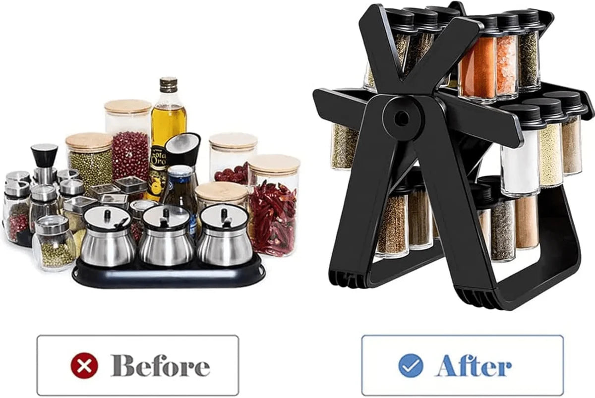 18 Jar Rotating Spice Rack My Store 2