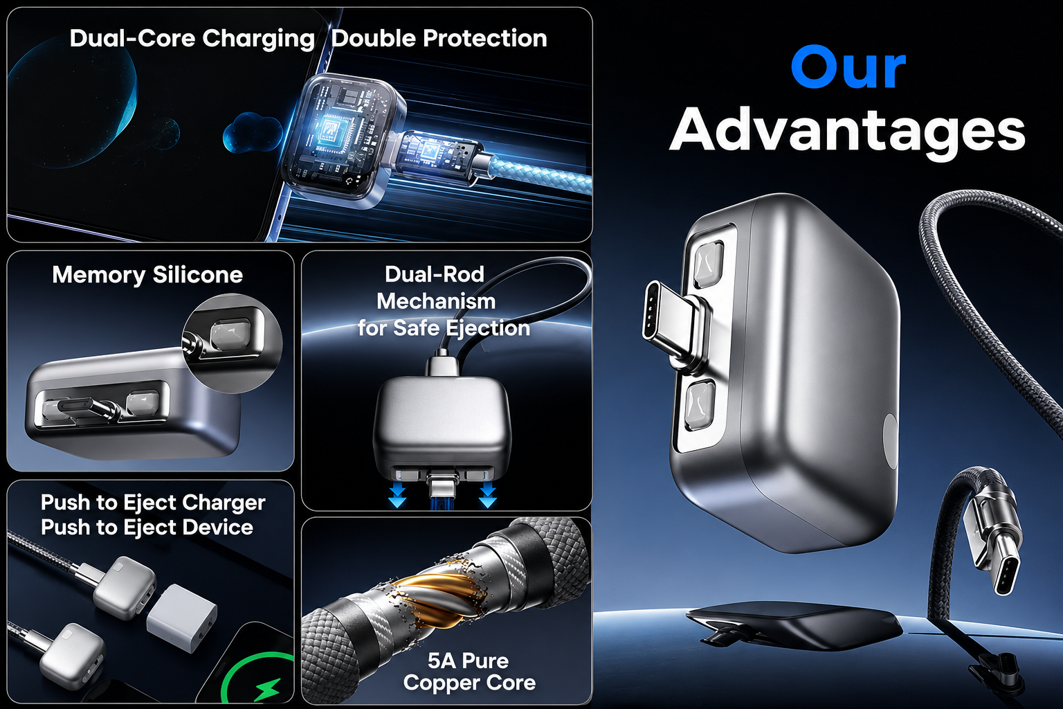 Auto Eject Charging Separator