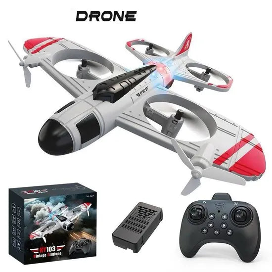 KY103 Vintage Airplane Drone – Remote Control Quadcopter RC Aircraft My Store 2