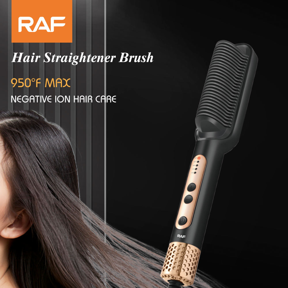 RAF R.406B Hair Straightener Brush My Store 2