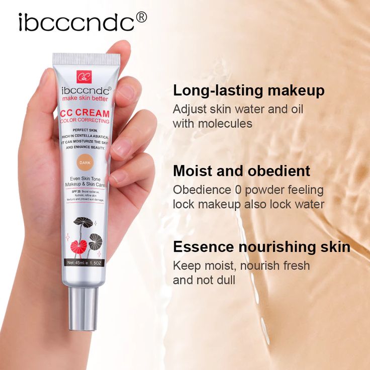 IBCCNDC Color Correcting CC Cream SPF 25 – Full Coverage Foundation, Moisturizing & Long-Lasting Formula