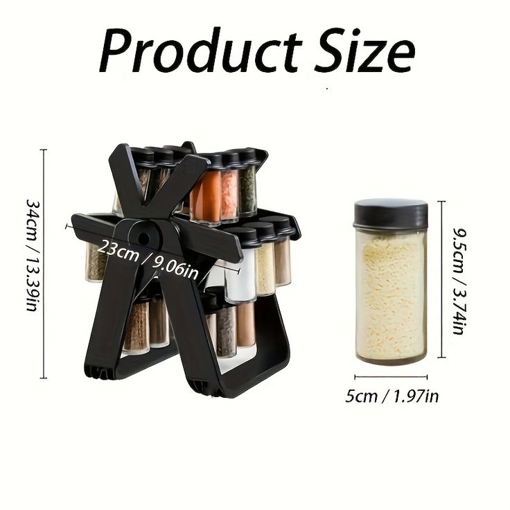 18 Jar Rotating Spice Rack My Store 2