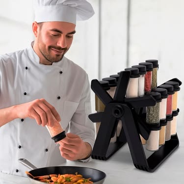 18 Jar Rotating Spice Rack My Store 2