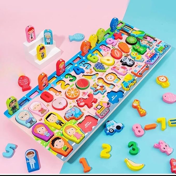 KidzLearn – 6-in-1 Traffic Matching & Counting Board